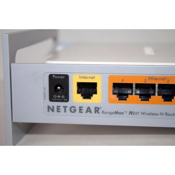 Netgear RangeMax WNR834B 270 Mbps 4-Port 10/100 Wireless N Router WNR834B-100NAS - Picture 10 of 10